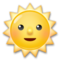 Sun With Face emoji on LG